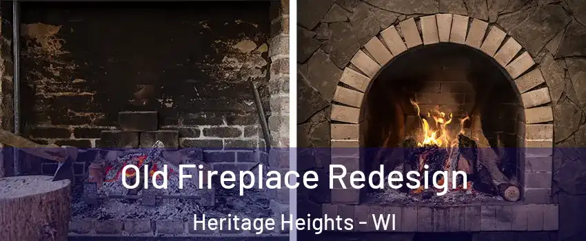 Old Fireplace Redesign Heritage Heights - WI