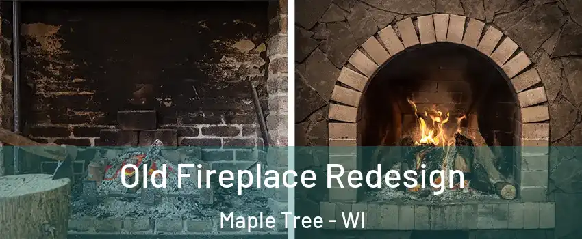 Old Fireplace Redesign Maple Tree - WI