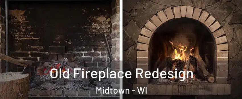 Old Fireplace Redesign Midtown - WI