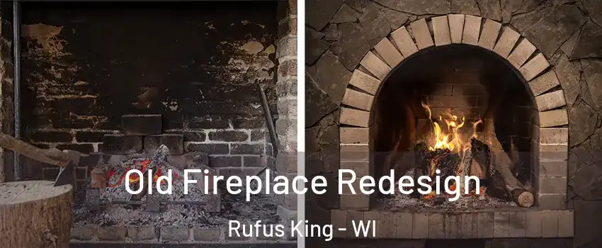 Old Fireplace Redesign Rufus King - WI