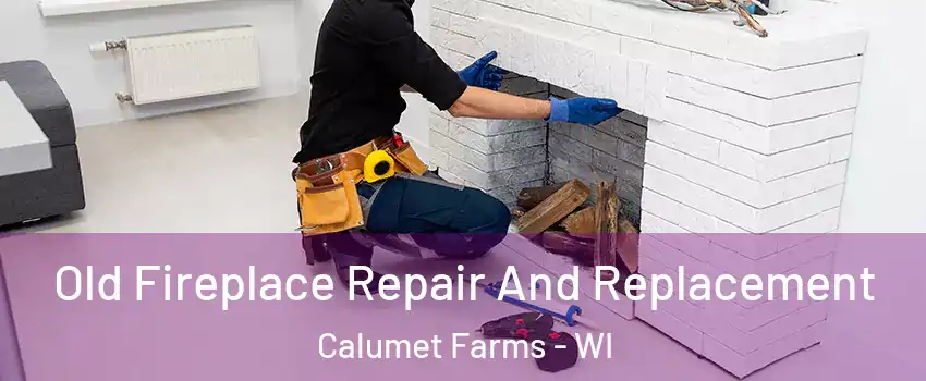 Old Fireplace Repair And Replacement Calumet Farms - WI