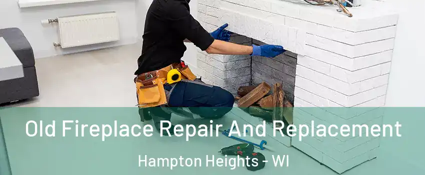 Old Fireplace Repair And Replacement Hampton Heights - WI