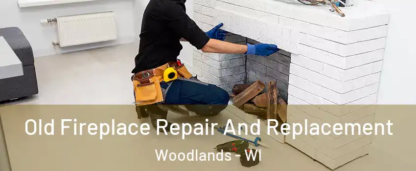 Old Fireplace Repair And Replacement Woodlands - WI