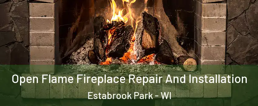 Open Flame Fireplace Repair And Installation Estabrook Park - WI