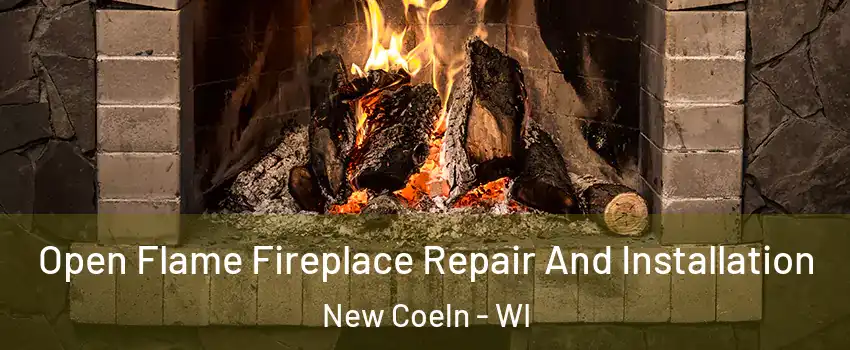 Open Flame Fireplace Repair And Installation New Coeln - WI