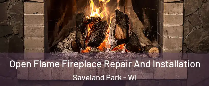 Open Flame Fireplace Repair And Installation Saveland Park - WI