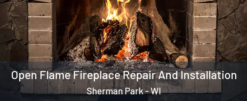 Open Flame Fireplace Repair And Installation Sherman Park - WI