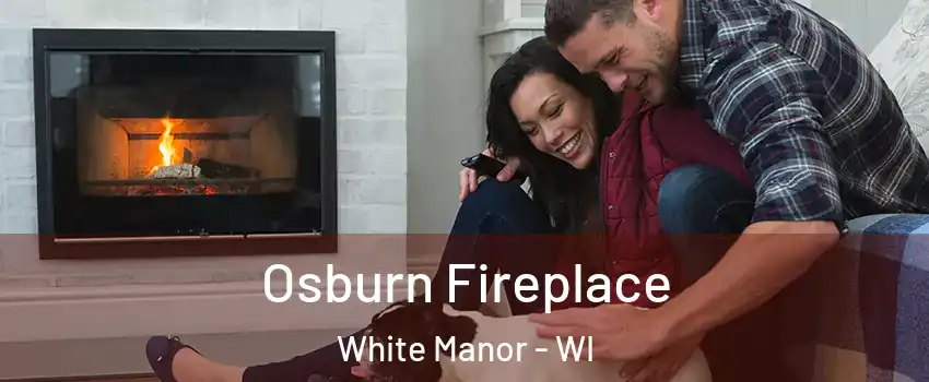 Osburn Fireplace White Manor - WI