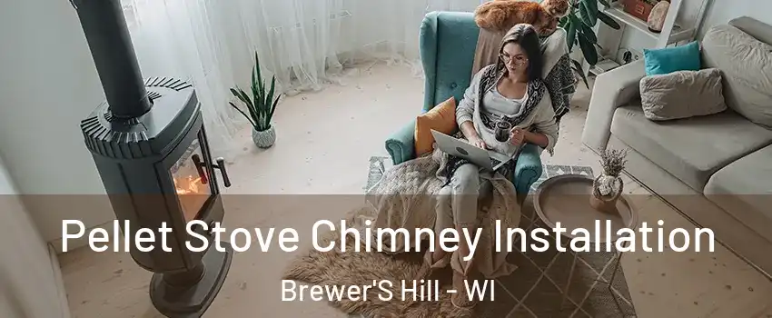 Pellet Stove Chimney Installation Brewer'S Hill - WI