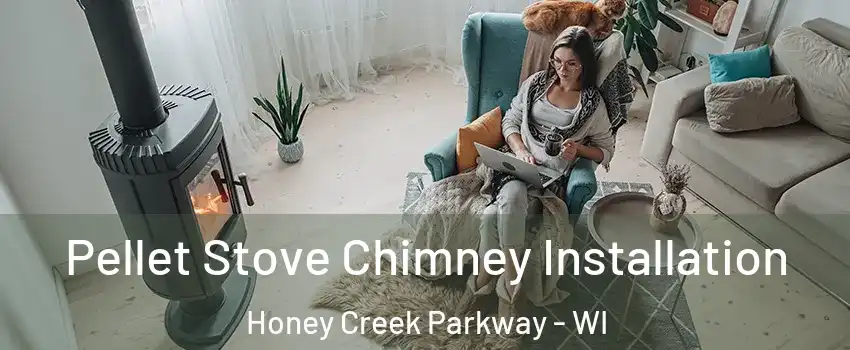 Pellet Stove Chimney Installation Honey Creek Parkway - WI