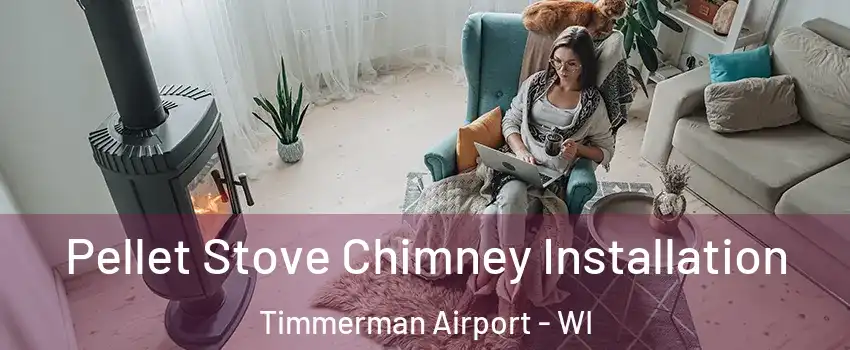 Pellet Stove Chimney Installation Timmerman Airport - WI