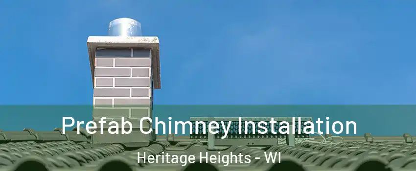 Prefab Chimney Installation Heritage Heights - WI