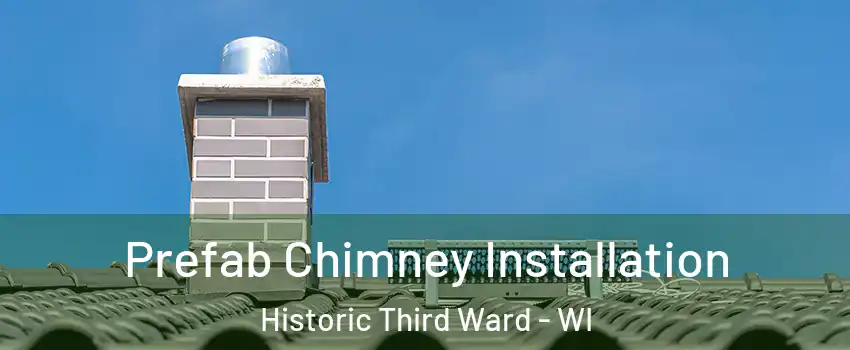 Prefab Chimney Installation Historic Third Ward - WI