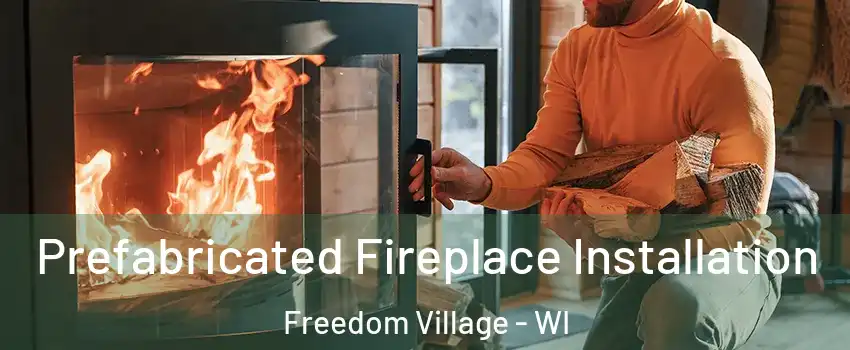 Prefabricated Fireplace Installation Freedom Village - WI