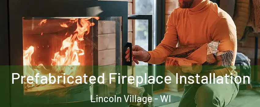 Prefabricated Fireplace Installation Lincoln Village - WI