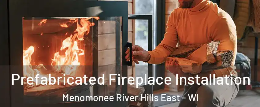 Prefabricated Fireplace Installation Menomonee River Hills East - WI