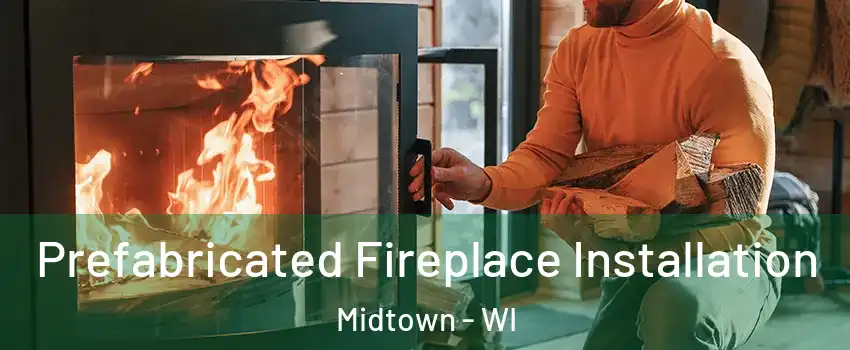 Prefabricated Fireplace Installation Midtown - WI