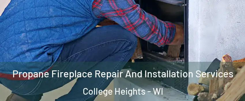 Propane Fireplace Repair And Installation Services College Heights - WI