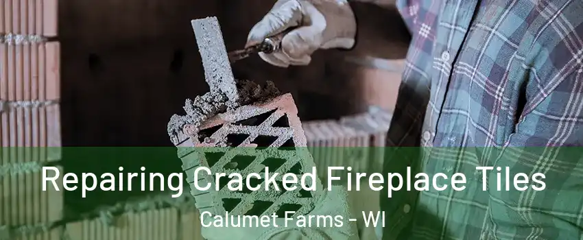 Repairing Cracked Fireplace Tiles Calumet Farms - WI