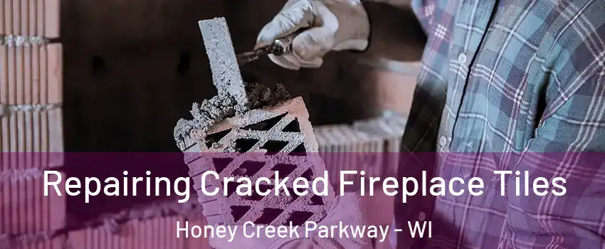 Repairing Cracked Fireplace Tiles Honey Creek Parkway - WI