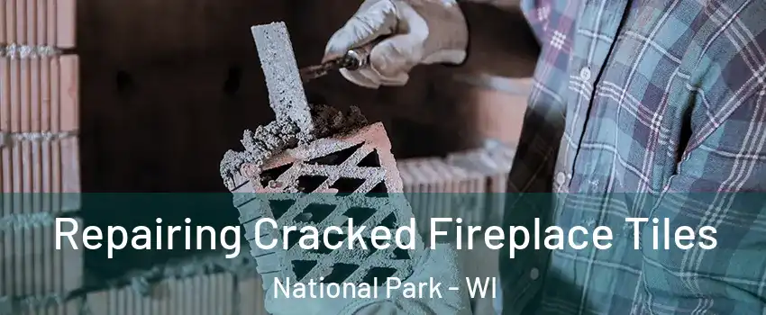 Repairing Cracked Fireplace Tiles National Park - WI