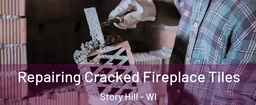 Repairing Cracked Fireplace Tiles Story Hill - WI