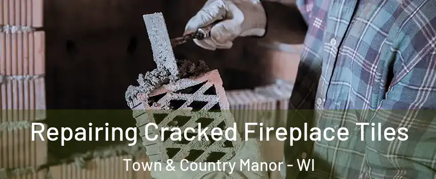 Repairing Cracked Fireplace Tiles Town & Country Manor - WI