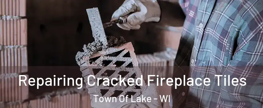 Repairing Cracked Fireplace Tiles Town Of Lake - WI