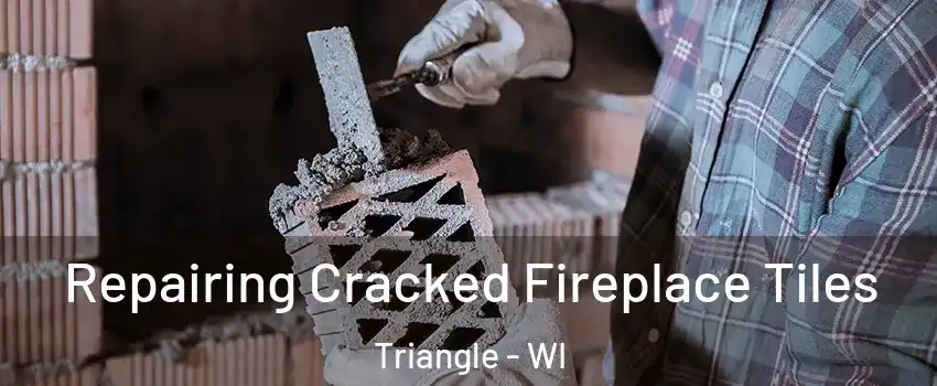 Repairing Cracked Fireplace Tiles Triangle - WI