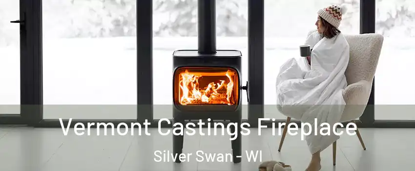 Vermont Castings Fireplace Silver Swan - WI