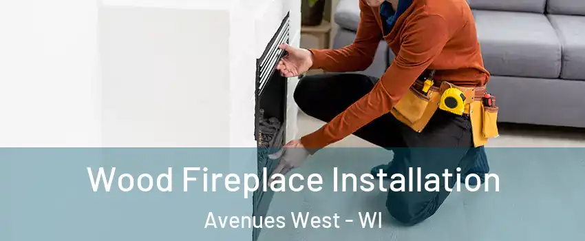 Wood Fireplace Installation Avenues West - WI