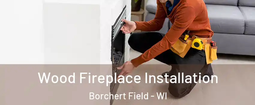 Wood Fireplace Installation Borchert Field - WI