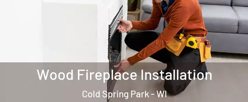 Wood Fireplace Installation Cold Spring Park - WI