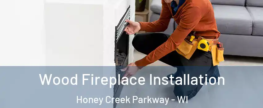 Wood Fireplace Installation Honey Creek Parkway - WI