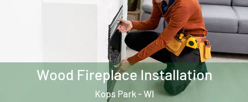 Wood Fireplace Installation Kops Park - WI