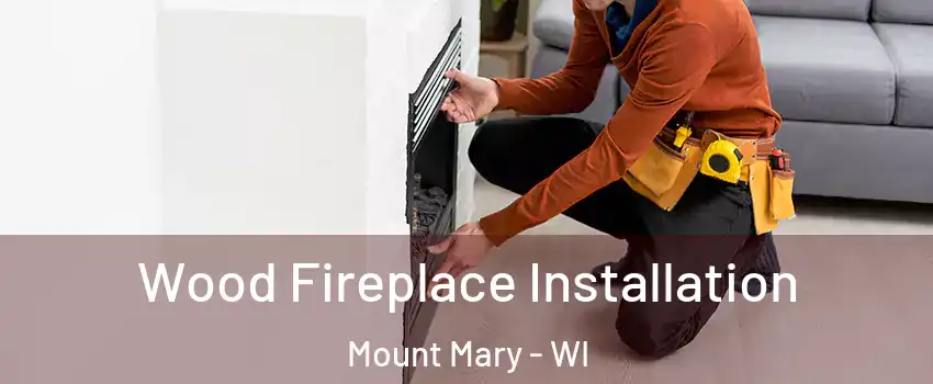 Wood Fireplace Installation Mount Mary - WI