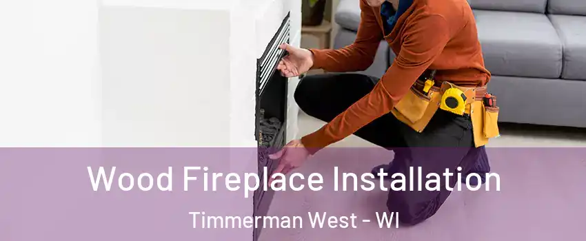 Wood Fireplace Installation Timmerman West - WI