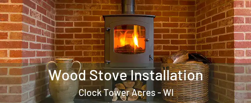 Wood Stove Installation Clock Tower Acres - WI