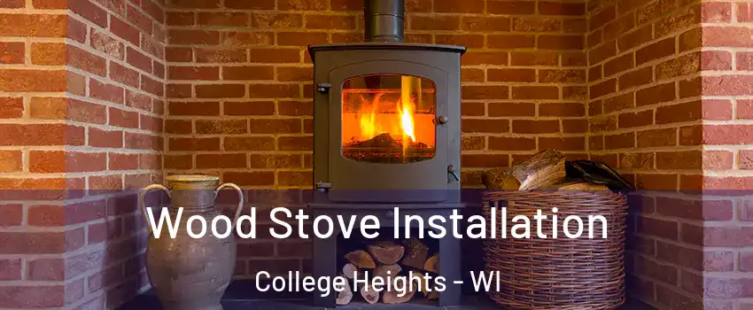 Wood Stove Installation College Heights - WI